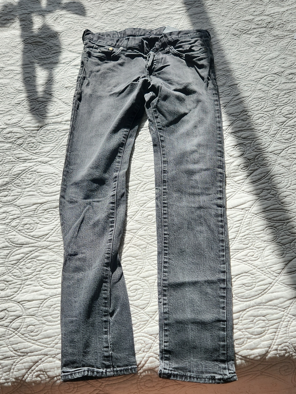 H&M Men’s Gray Slim Straight Jeans 30/32